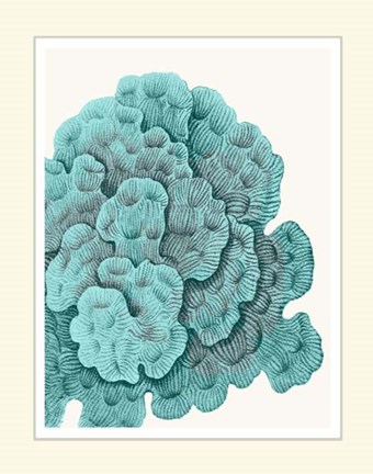 Framed Blue Underwater Scenes 1 b Print