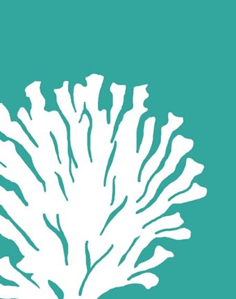 Framed Turquoise Coral Prints a Print