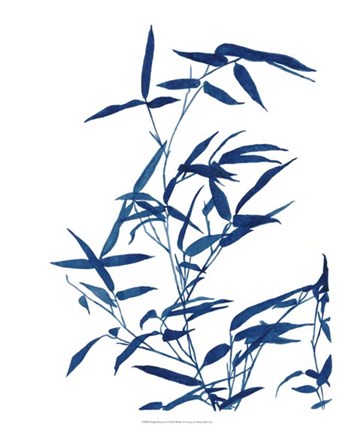 Framed Indigo Botanica I Print