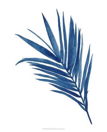 Framed Indigo Botanica III Print