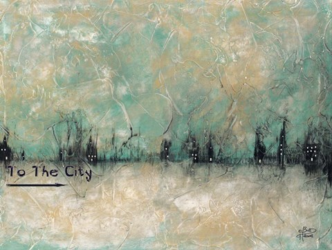 Framed To the City Print