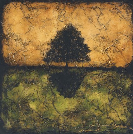 Framed I Dream in Maple Print