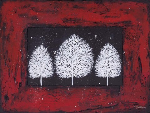 Framed White Blessings Print