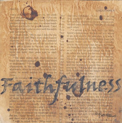 Framed Faithfulness Print