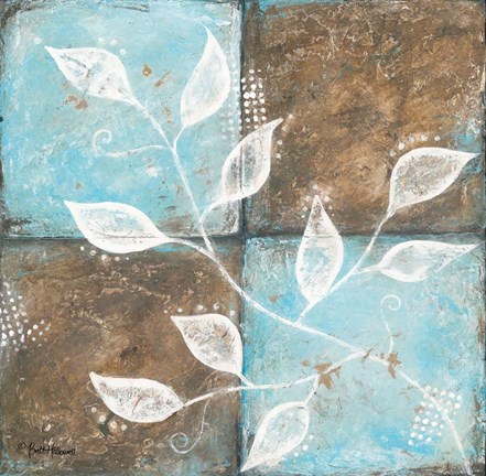 Framed Patchwork Seasons I Print