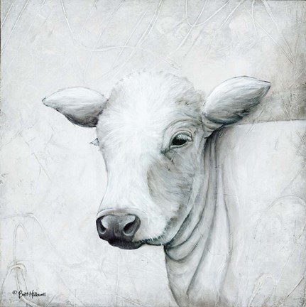 Framed January Cow II Print