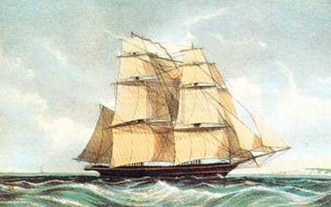Framed William a. Knell - Ships [4] Print