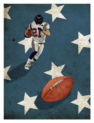 Framed American Sports: Football 2 Print
