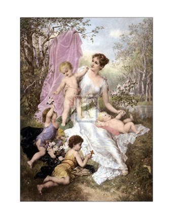 Framed Maternal Bliss Print