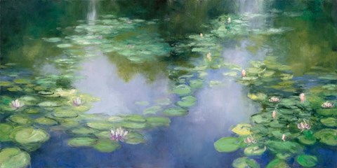 Framed Blue Lily III Print