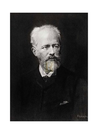 Framed Tchaikovsky Print