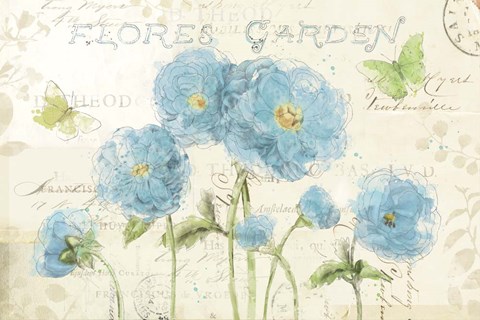 Framed Romantic Morning I Print