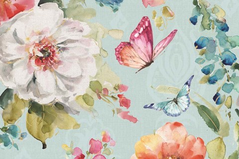 Framed Colorful Breeze VI Print