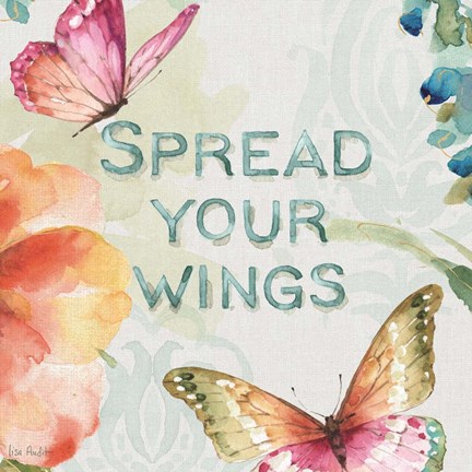 Framed Colorful Breeze II Print