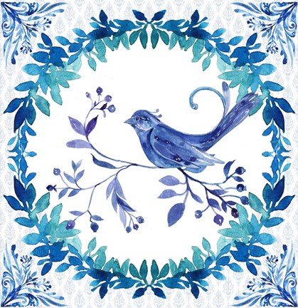 Framed Winter Tales Bird Print