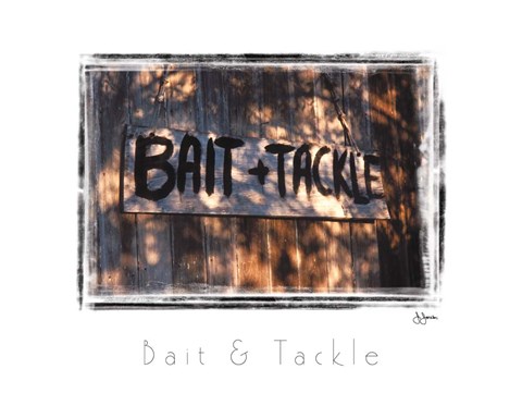 Framed Bait &amp; Tackle Print