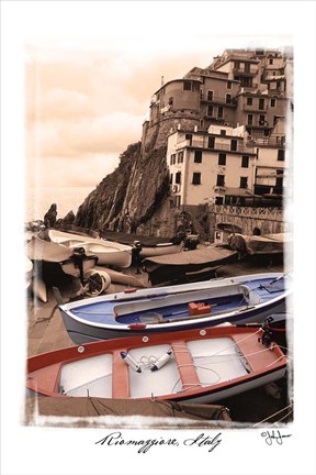Framed Riomaggiore, Italy Print
