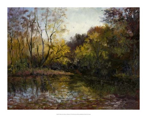 Framed Bend in the River at Morrow Print