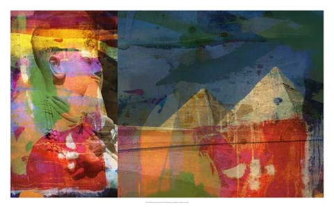 Framed Pharaohs &amp; Pyramids II Print