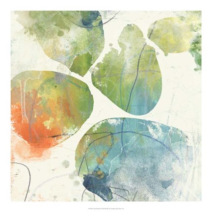 Framed Color Motion I Print