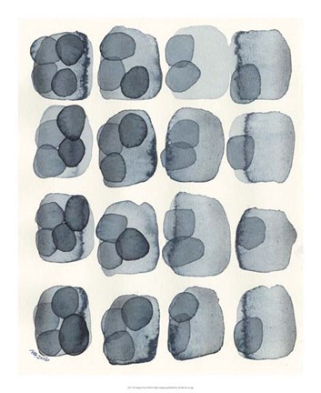 Framed Indigo Four Print