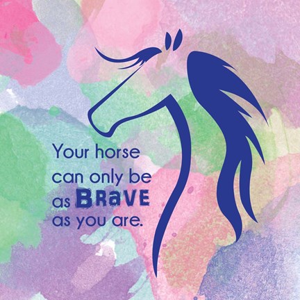 Framed Horse Quote 14 Print