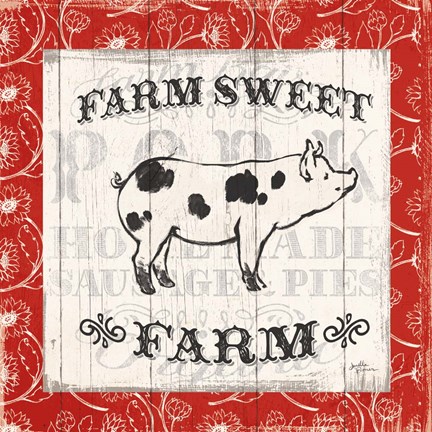 Framed Farmers Market I Print