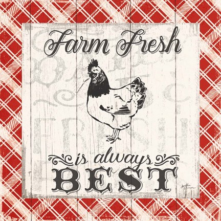 Framed Farmers Market III Print