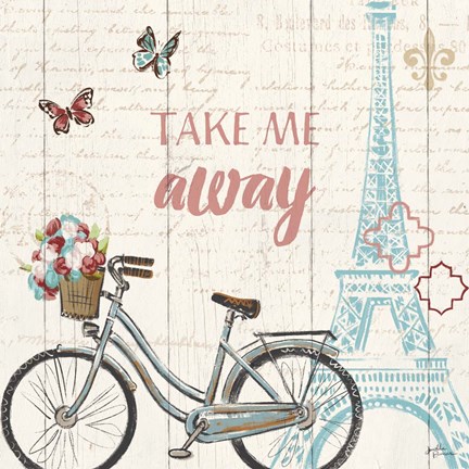 Framed Paris Tour III Print