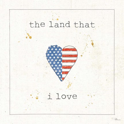 Framed USA Cuties III Print