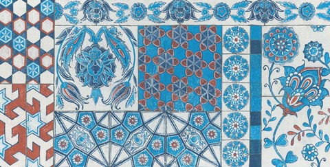 Framed Turkish Tiles Print