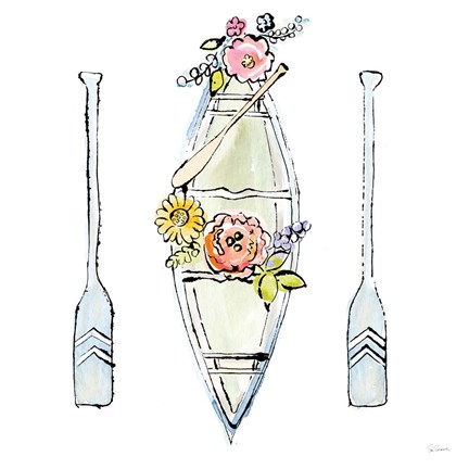 Framed Girlfriends Cabin VI Print