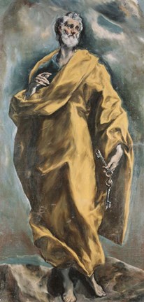 Framed Saint Peter Print