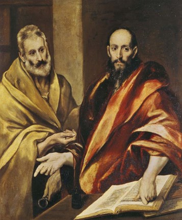 Framed Saints Peter and Paul Print