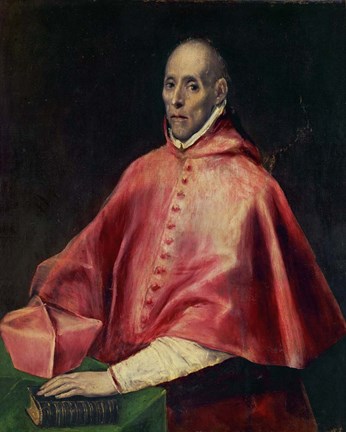 Framed Cardinal Juan de Tavera (d1545), founder of the Tavera Hospital Print