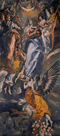 Framed Assumption of the Virgin, c. 1613 Print