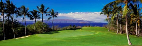 Framed Wailea Emerald Course, Maui, Hawaii Print