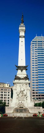 Framed Soldiers' and Sailors' Monument, Indianapolis, Indiana Print