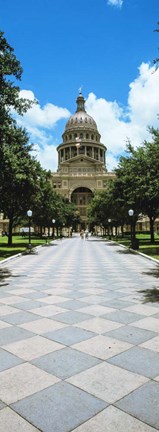 Framed State Capitol Building, Austin, Texas Print