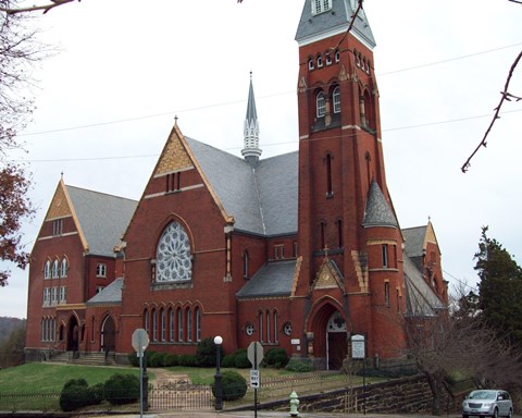Framed First Baptist Lynchburg Print