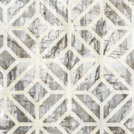 Framed Neutral Metric III Print