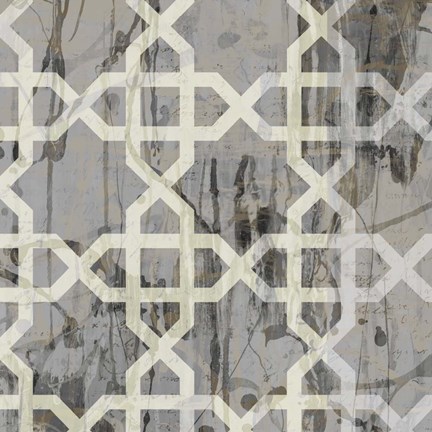 Framed Neutral Metric VI Print