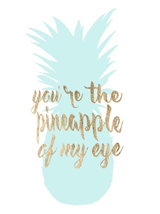 Framed Pineapple Life II Print