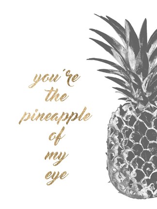 Framed Pineapple Life III Print