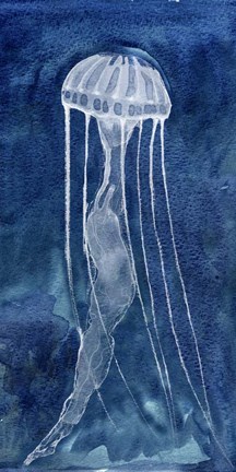 Framed Indigo Nettle I Print