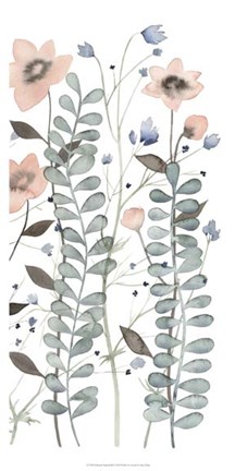 Framed Ethereal Triptych III Print