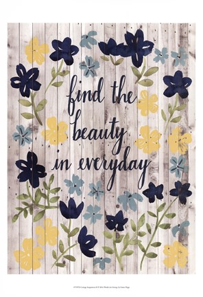 Framed Cottage Inspiration II Print