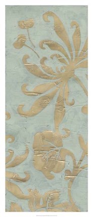 Framed Graceful Garden Triptych II Print