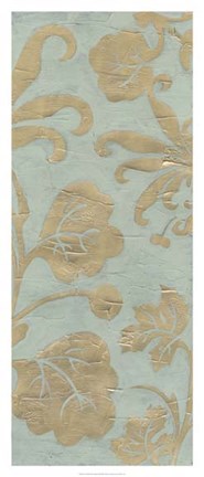 Framed Graceful Garden Triptych III Print