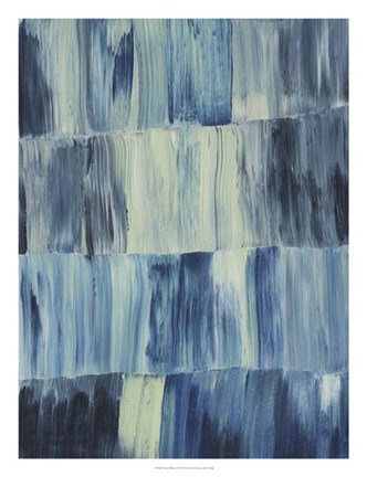 Framed Aurora Blues I Print